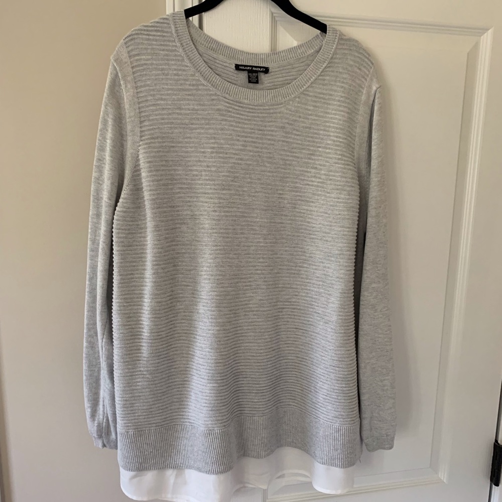 Hilary Radley Mixed Media Sweater